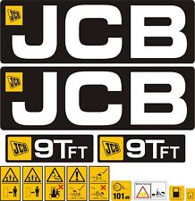 JCB 9 TFT Dumper Decal Set