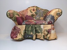 Doll Sofa Couch Floral Fabric