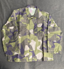 Original Swedish Army M90 Splinter Pattern Camouflage Combat Shirt - NEW 48"