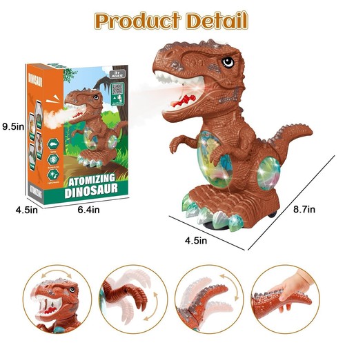 Walking rex dinosaur toy - walking,