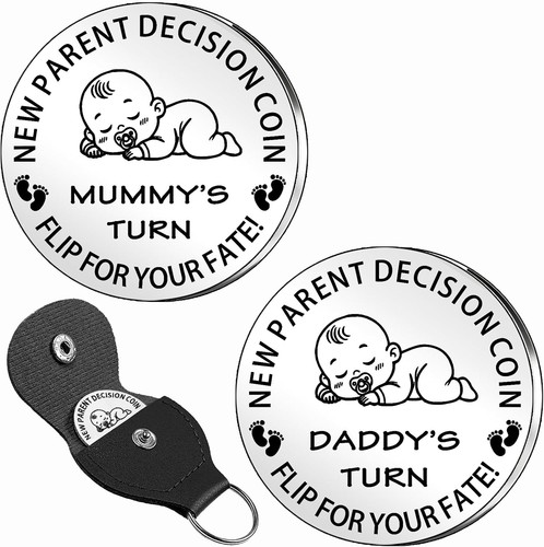 New parents decision coin - parents,