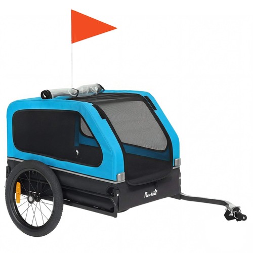 Pawhut dog bike trailer - pawhut,