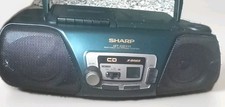 Sharp QT-CD111 AM/FM Radio Cassette-Recorder with CD-Player and Boombox Working