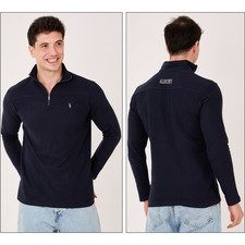 ALLSAINTS Mens 1/4 Zip Sweater