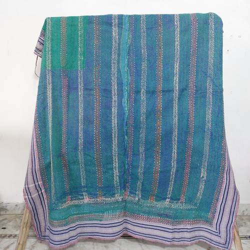 Indian kantha quilt boho - kantha,