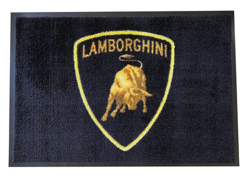 Lamborghini badge black floor - lamborghini,