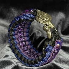 Purple Paracord Bracelet with