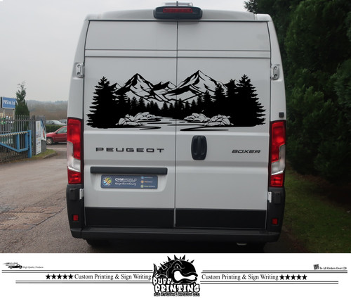 Mountain river scenic - scenic, vinyl