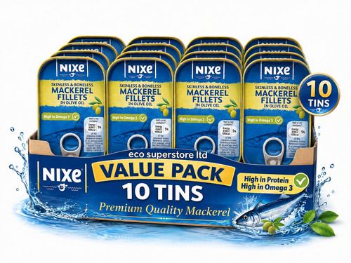Tins x 125g mackerel - 10,