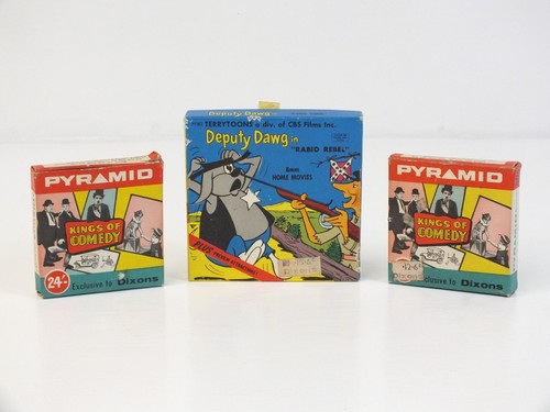 Three vintage 8mm films - three,