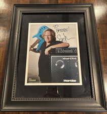 Double Matted Stu Hamm Autograph Pic - Signed to "Hartke Amps" RARE