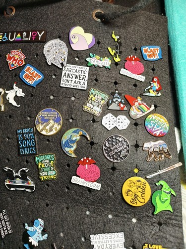 Enamel pin badges huge - pin,