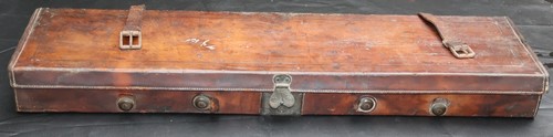 Antique victorian oak leather - antique,