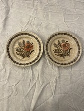 Vintage 1970’s Churchill Poppy Side Plate Hornespun Stonecast 
