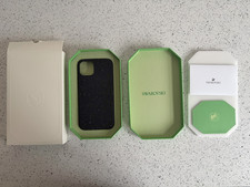 Swarovski High Smartphone Case iPhone 13 black Diamond Glitter Genuine