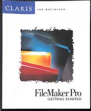 FileMaker Pro, classic Mac Database software. 800Kb discs, Manuals. No Box