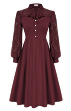 Medieval Lace Evening Dress