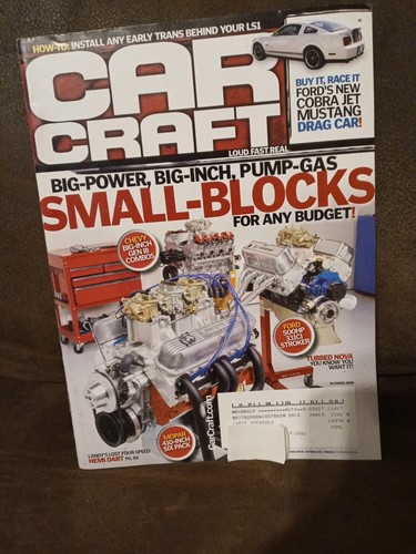 Car craft magazine october - car,