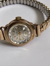 9ct Gold Cased Ladies Avia Wristwatch
