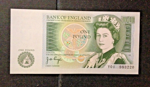 Qeii bank england 1 - qeii, £1