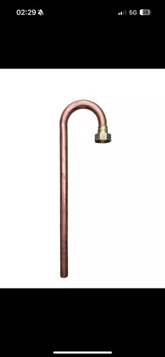 Preformed copper pipe 22mm - copper,