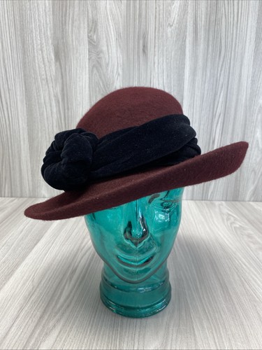 Vtg kangol 100 wool burgundy - vtg,
