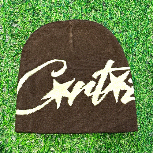 Brown corteiz beanie os - beanie,
