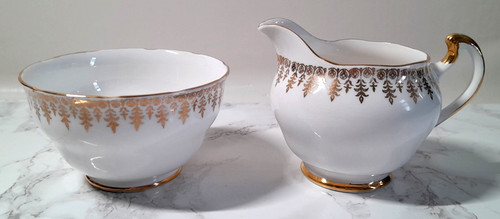Colclough milk jug sugar - jug, &