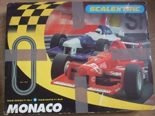VINTAGE MONACO FORMULA ONE SCALEXTRIC SET.
