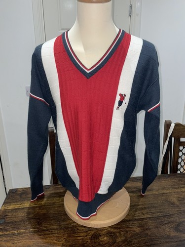 Vintage gabicci jumper neck - v,