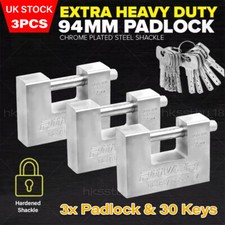 3PC 94MM Heavy Duty Padlock