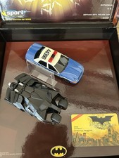 Scalextric Sport Limiter Edition Batman Begins Batmobile And Police Car 2669A