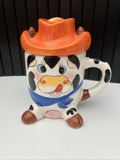 Novelty lidded cow - novelty,
