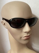 Sunglasses, Italian Nouvelle Vague Designer , Black Lens & Frame Unisex Vintage