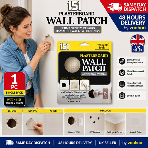 151 plasterboard wall repair - 151,