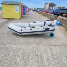 Plastimo 2.7m Inflatable Sib Boat No Repairs With Wheels Folding