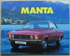 OPEL Manta Deluxe & Rallye SR