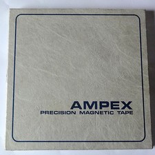 2 Ampex 456 Empty Reels boxed - 1/4" 10.5" - very good condition