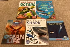 Ocean Under The Sea Book Bundle x5 Books Topic Home Learning