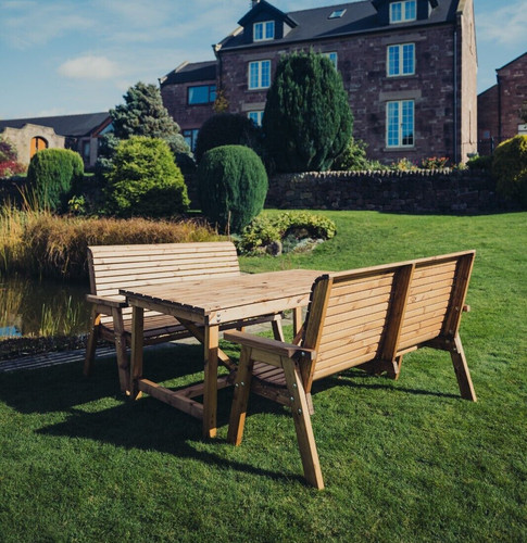 Wooden garden furniture - garden,