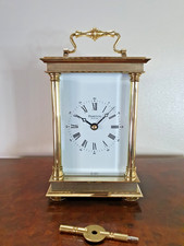 A HUGE GERMAN BELL STRIKING CARRIAGE CLOCK by PHEATON (ACCTIM) rrp £2500 VG COND