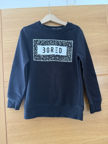 Boys black jumper sweatshirt - boys, jumper,