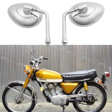 8mm chrome motorcycle rear - 2x,