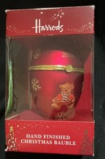 HARRODS 2010 RED EGG SHAPED