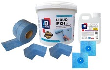 4.5 m² Waterproof Tanking Set Aqua Build Shower Liquid Foil Membrane Seal Kit7