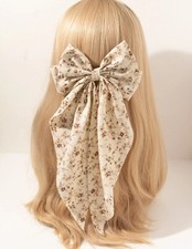 French Big Bow Hair Clip