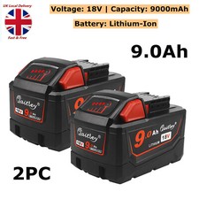 2x 18V 9.0Ah Li-ion Battery