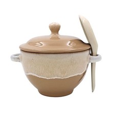 Reactive Glaze Soup Bowl with