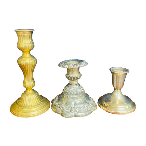 Vintage candlestick lot 3 - vintage,