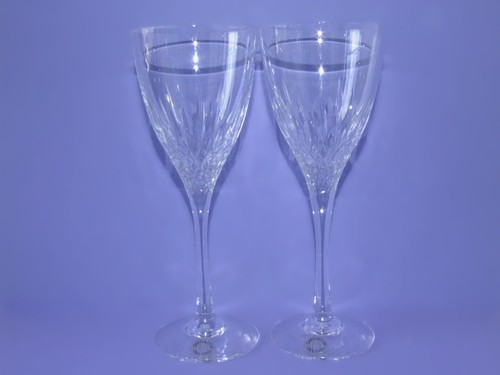Pair dartington crystal - a,